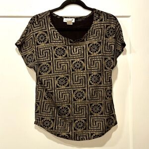 Jaipur Black and Gold Top